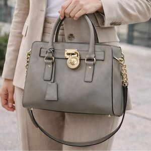 Michael Kors Hamilton‎ EW Satchel, Tan large purse